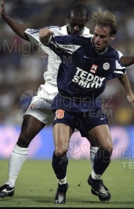 TROFEO CIUDAD DE ALICANTE entre REAL MADRID-MONTPELLIER (FRA) celebrado en el estadio JOSE RICO PEREZ de ALICANTE. 2001
