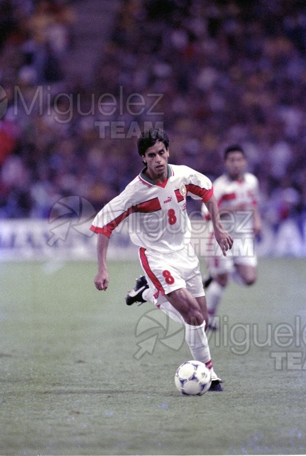 Partido de Copa del Mundo Francia 1998 entre BRASIL-MARRUECOS en el estadio de la Beaujoire de Nantes. 1998