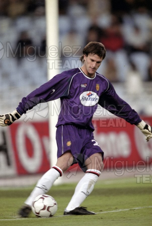 Partido de Liga 1ª División entre REAL SOCIEDAD-MALLORCA, San Sebastián 2002.