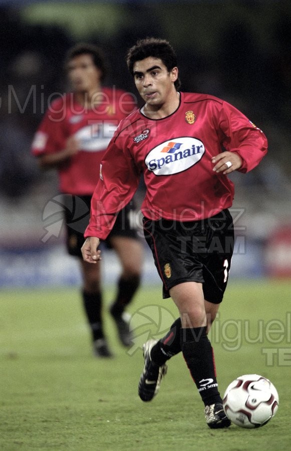 Partido de Liga 1ª División entre REAL SOCIEDAD-MALLORCA, San Sebastián 2002.