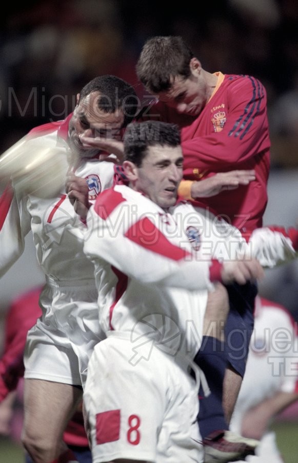 Partido Internacional de Clasificación Eurocopa 2004 entre ESPAÑA-ARMENIA, León 2003.