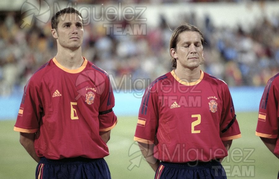 Partido Internacional entre ESPAÑA-GRECIA de clasificación para la EUROCOPA 2004, Zaragoza 2003.