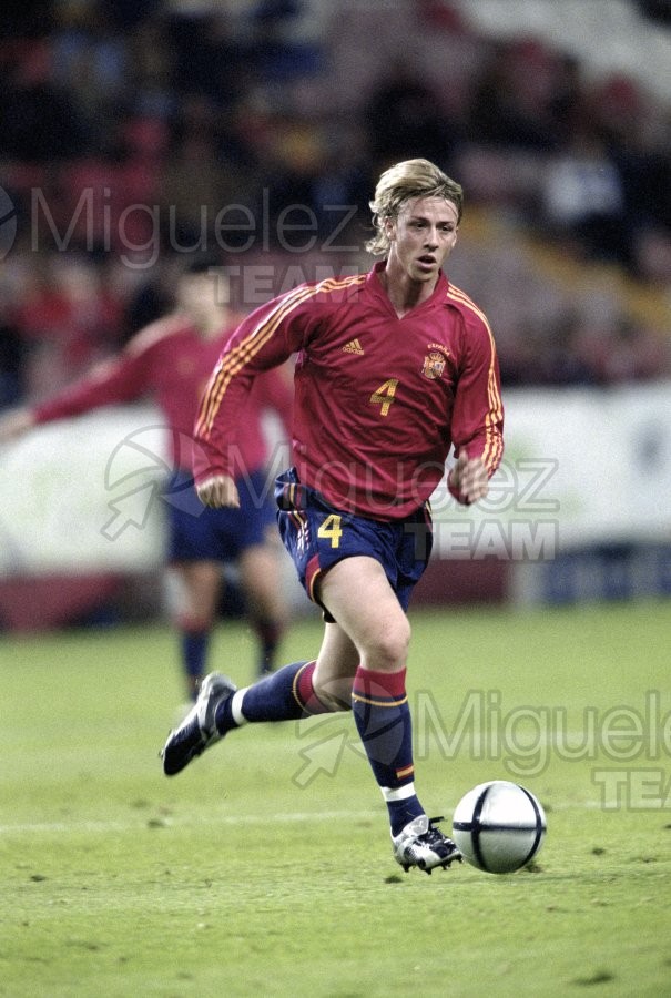 Partido amistoso entre ESPAÑA-DINAMARCA, Gijón 2004.