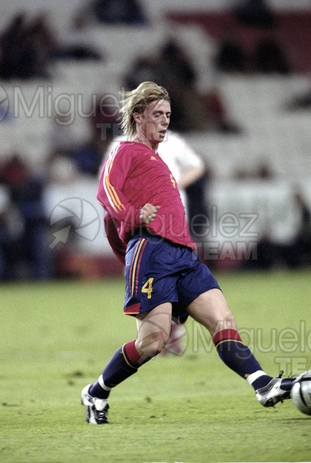 Partido amistoso entre ESPAÑA-DINAMARCA, Gijón 2004.