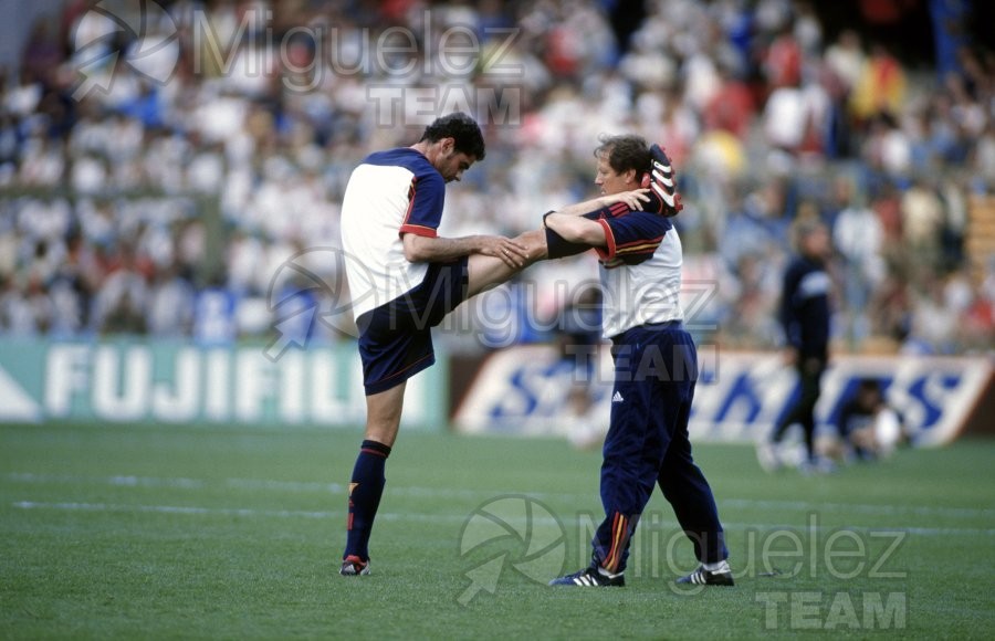 Partido Copa del Mundo Francia 1998, Primera fase, entre ESPAÑA-BULGARIA .