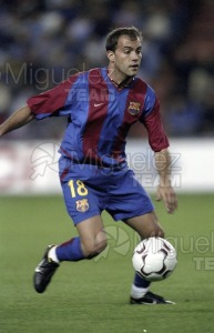 Partido de Fútbol 1ª Divison entre VALLADOLID-BARCELONA, Valladolid 2002.