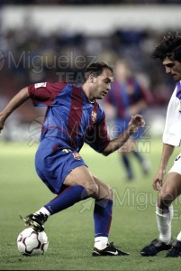 Partido de Fútbol 1ª Divison entre VALLADOLID-BARCELONA, Valladolid 2002.