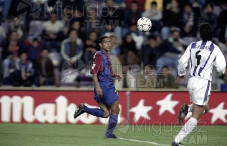 Partido de Fútbol 1ª Divison entre VALLADOLID-BARCELONA, Valladolid 2002.