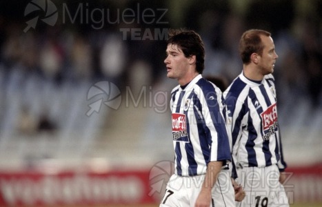 Partido de Liga 1ª División entre REAL SOCIEDAD-MALLORCA, San Sebastián 2002.