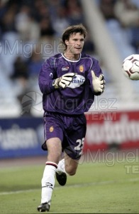 Partido de Liga 1ª División entre REAL SOCIEDAD-MALLORCA, San Sebastián 2002.