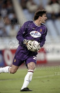 Partido de Liga 1ª División entre REAL SOCIEDAD-MALLORCA, San Sebastián 2002.