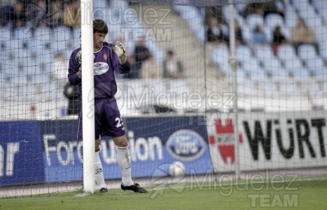 Partido de Liga 1ª División entre REAL SOCIEDAD-MALLORCA, San Sebastián 2002.