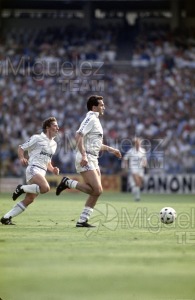 Partido de Liga Primera División Real Madrid-Sevilla Temporada 1988-1989.