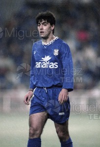 Partido de la Copa del Rey entre Real Madrid-Tenerife (Madrid) 1994.