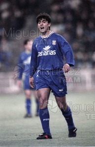 Partido de la Copa del Rey entre Real Madrid-Tenerife (Madrid) 1994.