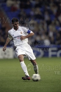 Partido de Liga de Campeones entre REAL MADRID-AEK DE ATENAS, Madrid 2002.