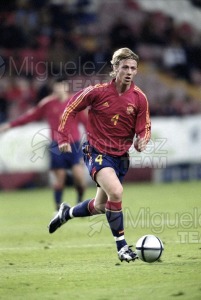 Partido amistoso entre ESPAÑA-DINAMARCA, Gijón 2004.