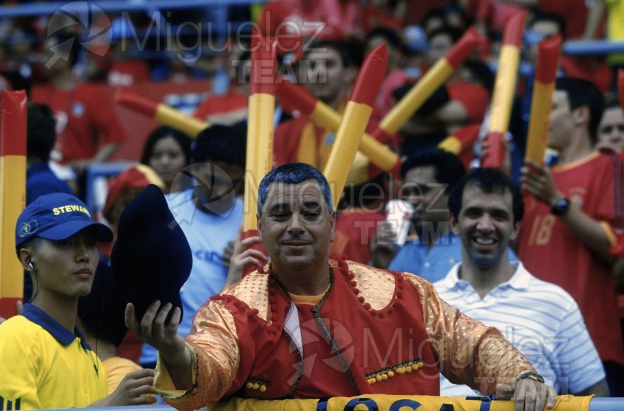 COPA DEL MUNDO JAPON/COREA DEL SUR-2002 entre ESPAÑA-COREA DEL SUR,  Gwangju (Corea del Sur) 2002.