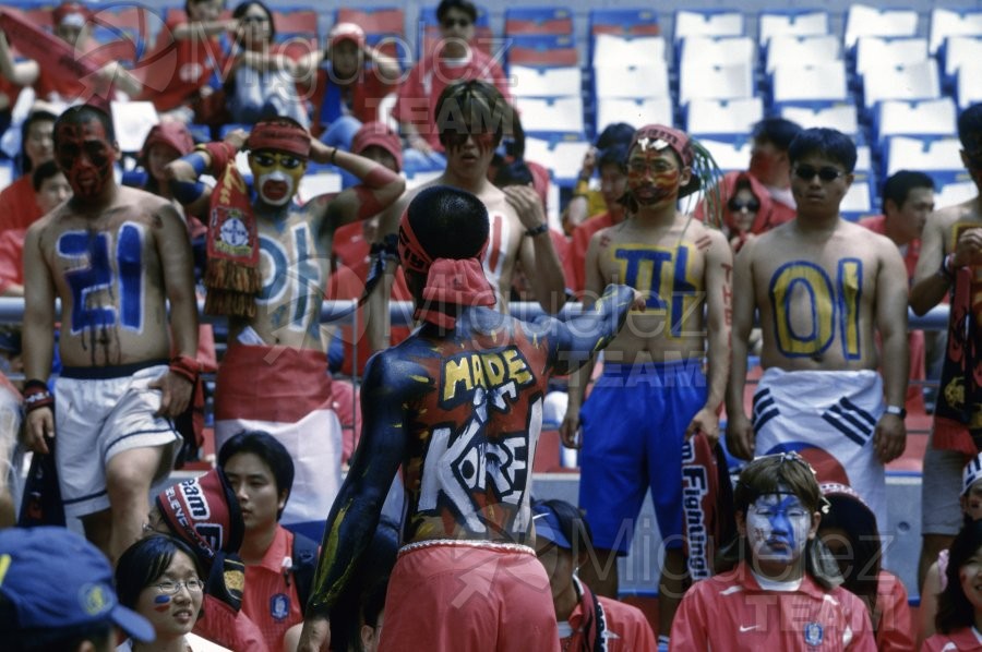 COPA DEL MUNDO JAPON/COREA DEL SUR-2002 entre ESPAÑA-COREA DEL SUR,  Gwangju (Corea del Sur) 2002.