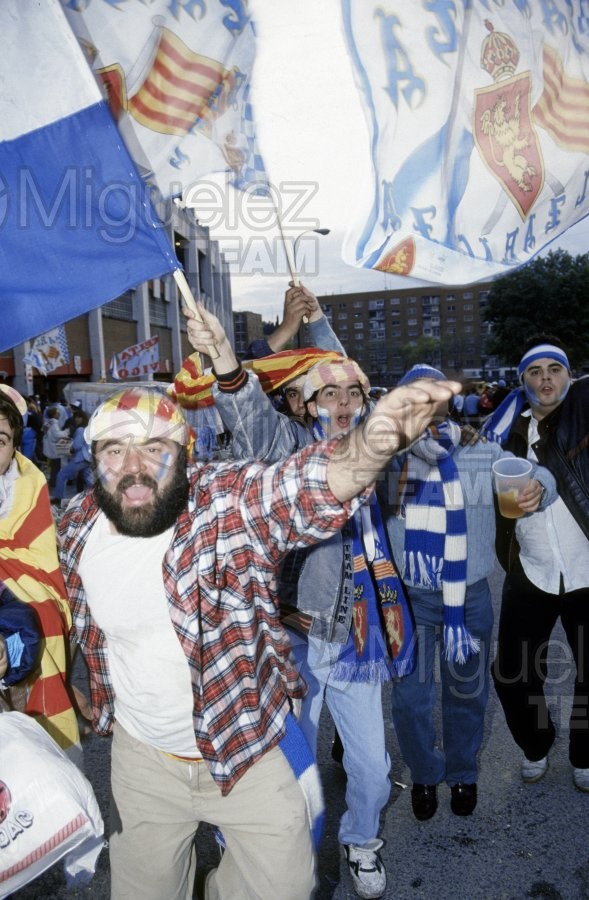 Final de la Copa del Rey entre los equipos  REAL ZARAGOZA-CELTA DE VIGO, Madrid 1994