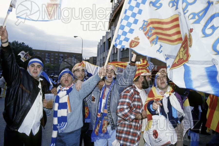Final de la Copa del Rey entre los equipos  REAL ZARAGOZA-CELTA DE VIGO, Madrid 1994