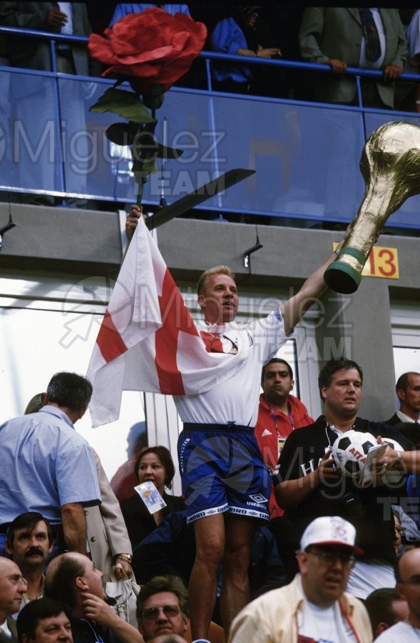 Partido Copa del Mundo Francia 1998 entre INGLATERRA-COLOMBIA en el estadio Felix Bollaert en Lens. 1998
