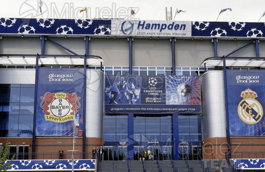 FINAL LIGA DE CAMPEONES (CHAMPIONS LEAGUE) entre REAL MADRID-BAYERN LEVERKUSEN, Glasgow (Escocia) 2002.