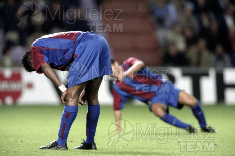 Partido de Fútbol 1ª Divison entre VALLADOLID-BARCELONA, Valladolid 2002.