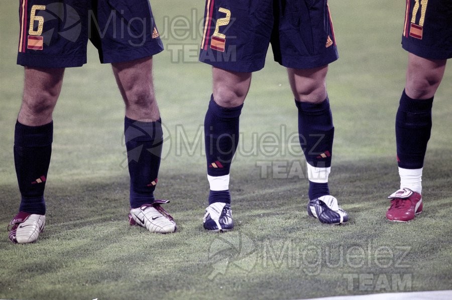 Partido Internacional entre ESPAÑA-GRECIA de clasificación para la EUROCOPA 2004, Zaragoza 2003.