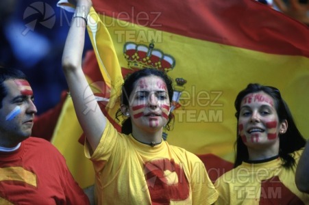 EUROCOPA-2000, celebrada en Bélgica-Paises Bajos. Partido entre ESPAÑA-NORUEGA, celebrado en el estadio  Feijenoord, de ROTTERDAN (HOLANDA).
