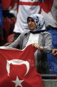 EUROCOPA-2000, celebrada en Bélgica-Paises Bajos. Partido entre TURQUIA-PORTUGAL, celebrado en el estadio Amsterdam Arena de Amsterdam (Holanda). 2000