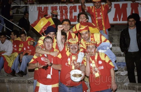 Partido Internacional de Clasificación para el Mundíal de USA-94 entre ESPAÑA-DINAMARCA (Sevilla) 1993