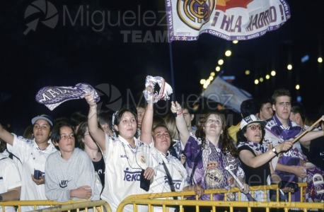Celebracion del REAL MADRID, por la consecucion del Campeonato de Liga 1996-1997 (Madrid) 1997