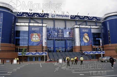 FINAL LIGA DE CAMPEONES (CHAMPIONS LEAGUE) entre REAL MADRID-BAYERN LEVERKUSEN, Glasgow (Escocia) 2002.
