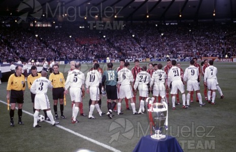 FINAL LIGA DE CAMPEONES (CHAMPIONS LEAGUE) entre REAL MADRID-BAYERN LEVERKUSEN, Glasgow (Escocia) 2002.