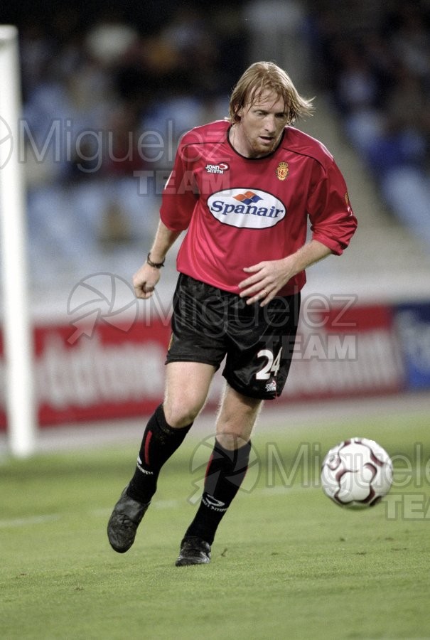 Partido de Liga 1ª División entre REAL SOCIEDAD-MALLORCA, San Sebastián 2002.