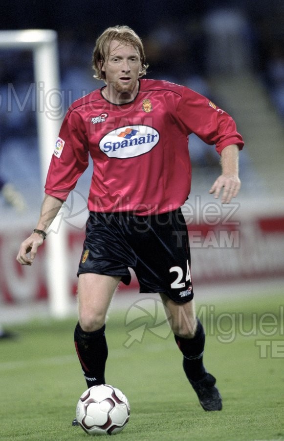 Partido de Liga 1ª División entre REAL SOCIEDAD-MALLORCA, San Sebastián 2002.