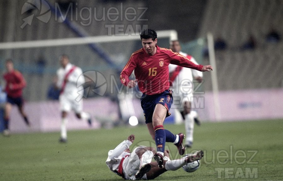 Partido amistoso Internacional entre ESPAÑA-PERU, Barcelona 2004.