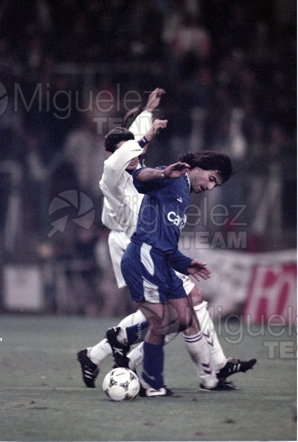 Partido de la Copa del Rey entre Real Madrid-Tenerife (Madrid) 1994.