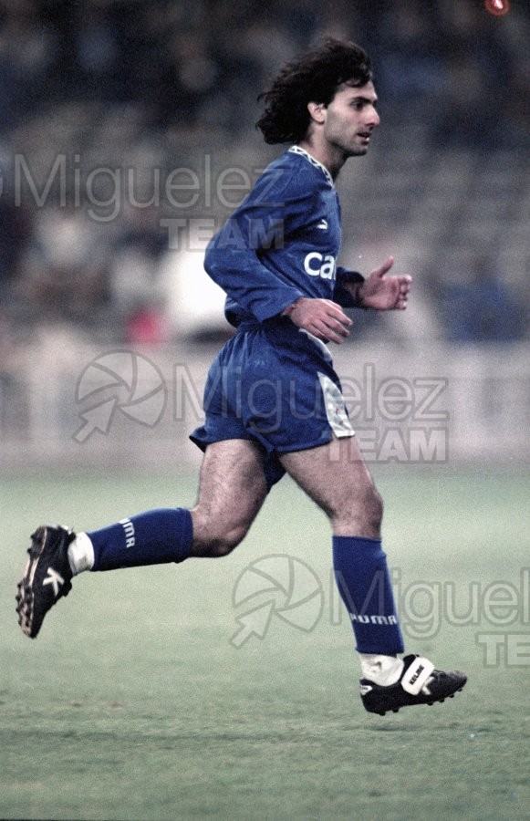 Partido de la Copa del Rey entre Real Madrid-Tenerife (Madrid) 1994.