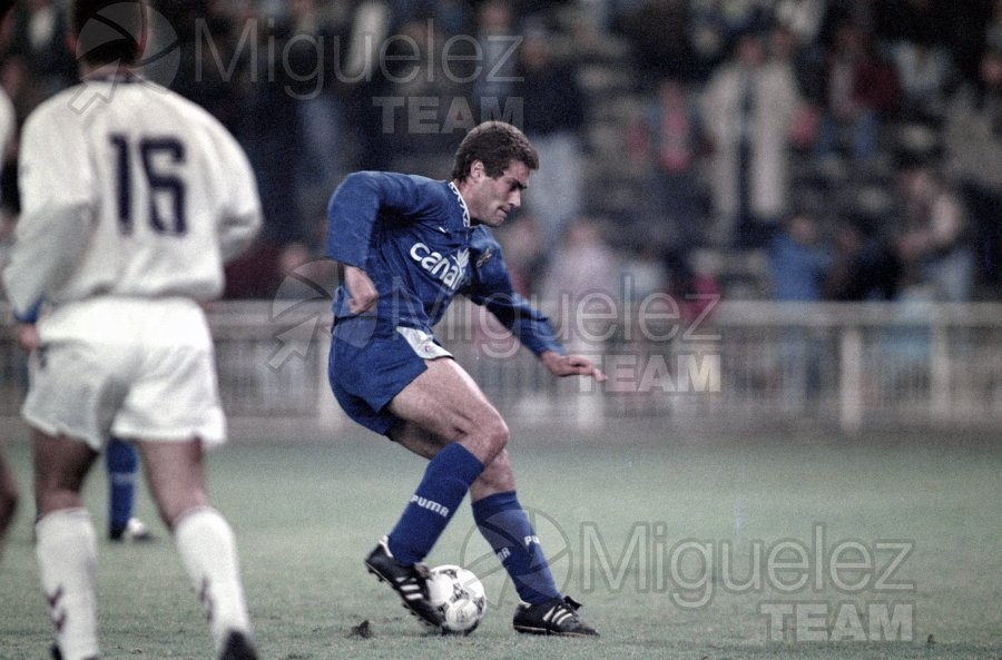 Partido de la Copa del Rey entre Real Madrid-Tenerife (Madrid) 1994.