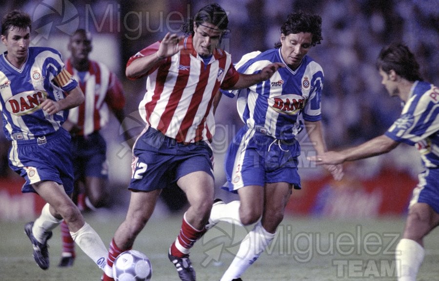 Final de la COPA DEL REY, celebrada entre el ESPANYOL-ATLÉTICO DE MADRID en el estadio de Mestalla de Valencia. 2000