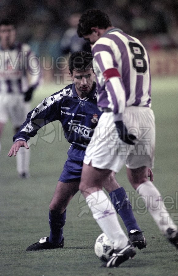 Partido de Liga 1ª División entre Real Valladolid-Real Madrid (Valladolid) 1994.