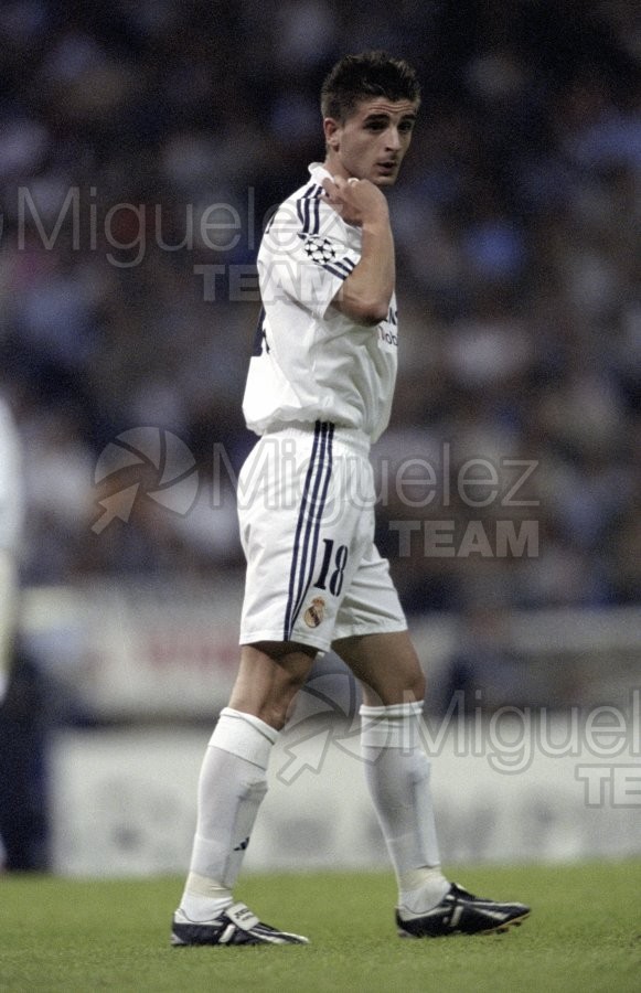 Partido de Champions League entre REAL MADRID-GENK (BÉLGICA) en el Santiago Bernabéu de Madrid. 2002