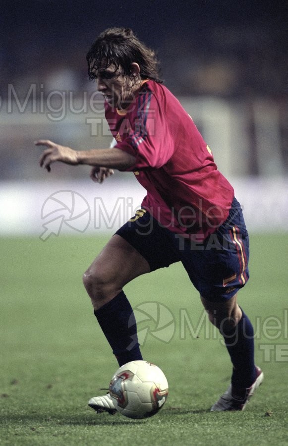 Partido Internacional de Clasificación para la Eurocopa de Portugal 2004 entre ESPAÑA-NORUEGA, Valencia 2003.