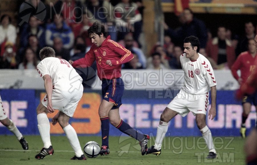 Partido amistoso entre ESPAÑA-DINAMARCA, Gijón 2004.