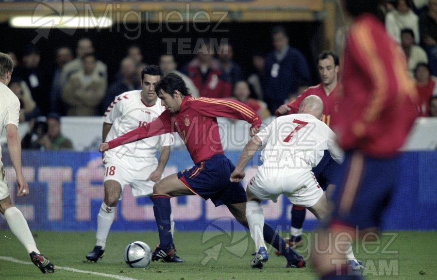 Partido amistoso entre ESPAÑA-DINAMARCA, Gijón 2004.