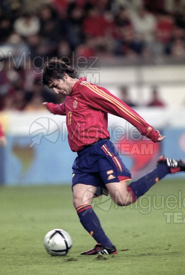 Partido amistoso entre ESPAÑA-DINAMARCA, Gijón 2004.