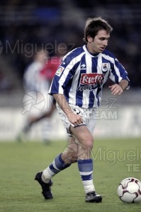 Partido de Liga 1ª División entre REAL SOCIEDAD-MALLORCA, San Sebastián 2002.