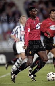 Partido de Liga 1ª División entre REAL SOCIEDAD-MALLORCA, San Sebastián 2002.